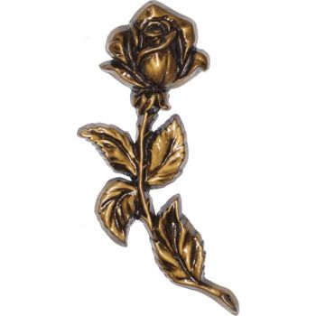 Роза для надгробий 004 23х10см, золото