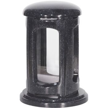 Лампада ритуальная №2 темный гранит