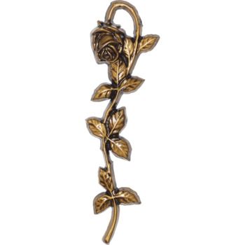 Роза для надгробий 025 29х9см, золото