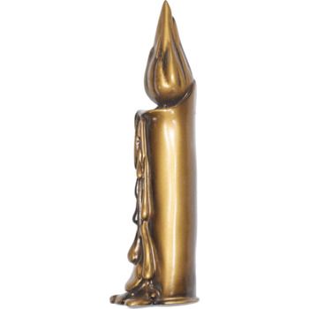 Свеча для надгробий 002 18.5х5.5см, золото