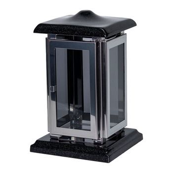 Лампада ритуальная №11 темный гранит