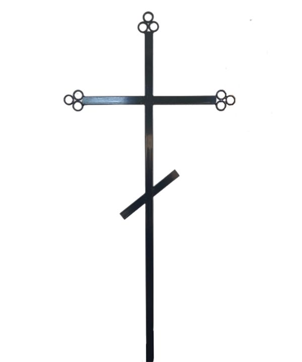 Крест металлический православный тип 3А