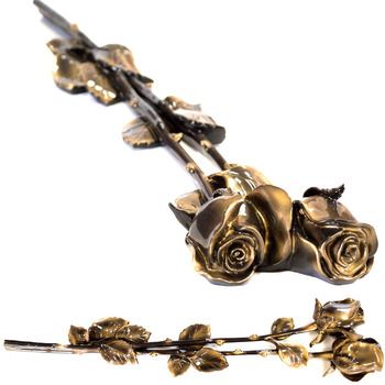 Роза для надгробий 001 58х13см, золото